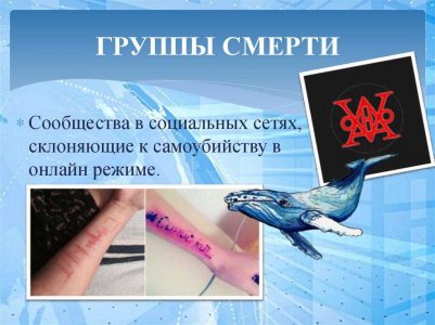 Памятка для родителей. Как выявить вовлеченность ребенка в &laquo;Группы смерти&raquo;