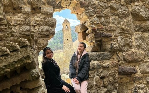 Участники "Сфорцандо" в горной Ингушетии